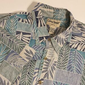Men's Tropical Print Shirt - 2XL